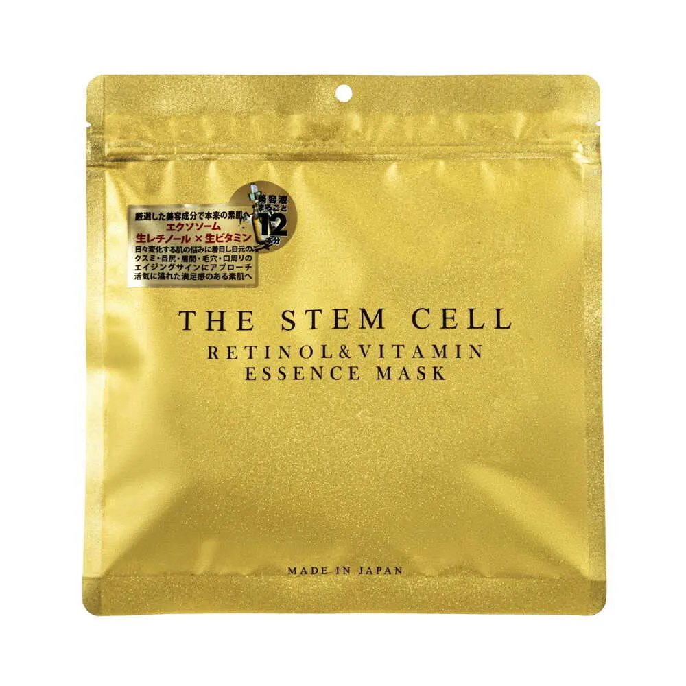 The Steam Cell Retinol&Vitamin Mask លឿង 30Sheet