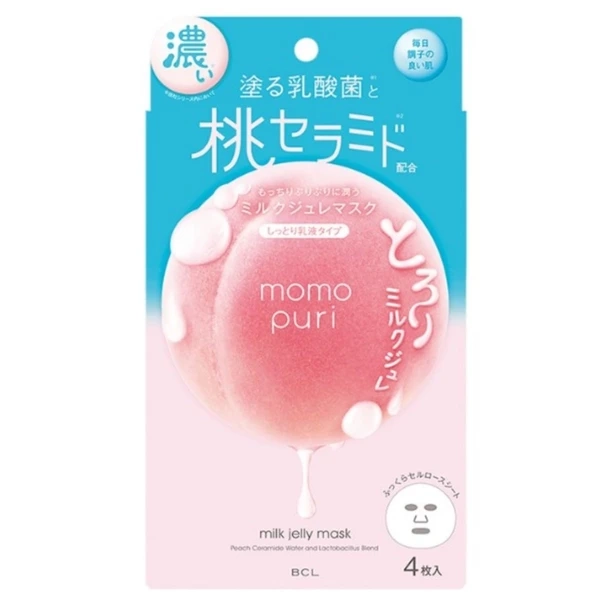 momo puri Milk Jelly Mask 22ml*4pcs