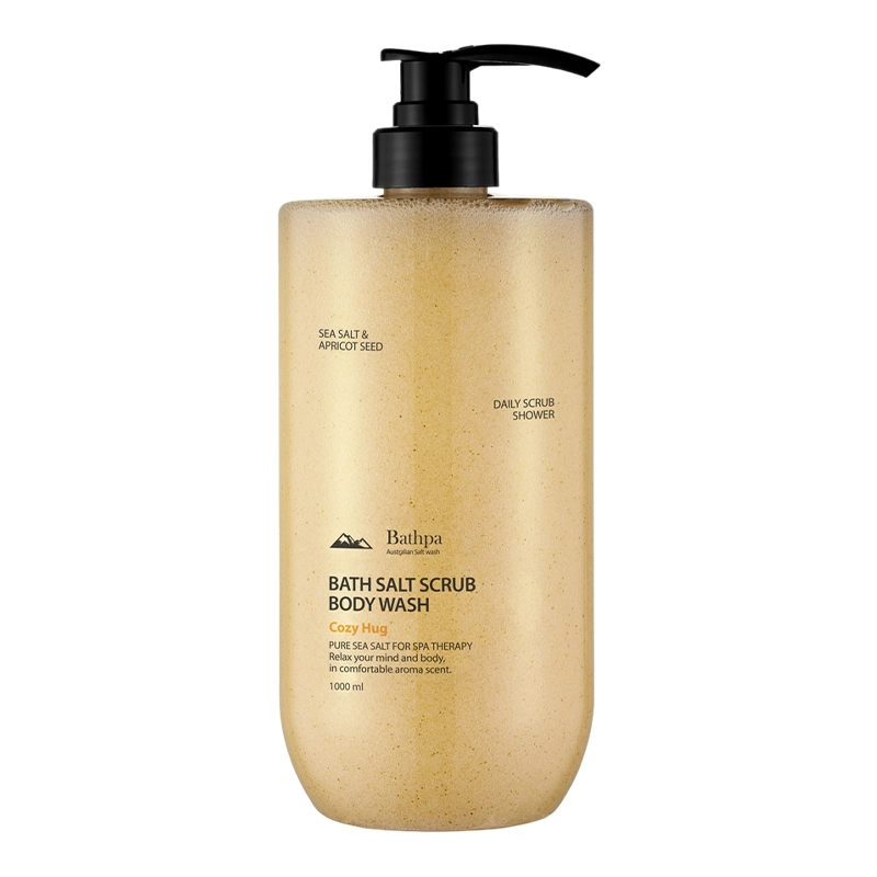 Bathpa Scrub Body Wash Cozy Hug Yellow 1L