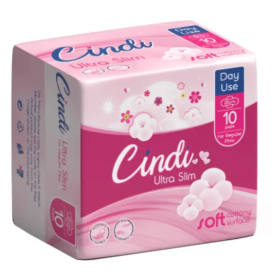 Cindi Ultra Slim For Regular Flow 25cm*10