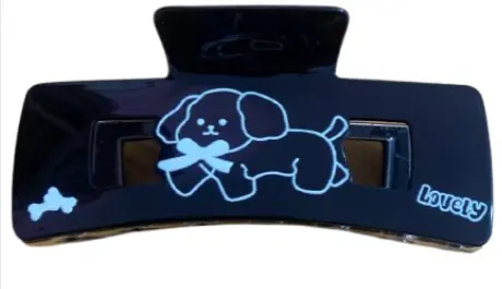 187-ដង្កៀបចាប់សក់Lovely រូបឆ្កែ