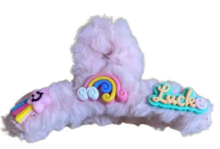 196-ដង្កៀបចាប់សក់រោមមានឥន្ទធនូ