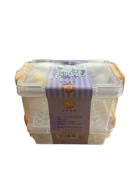 ប្រអប់ជ័រថ្លាតូចដាក់សម្ភារៈ2ថត #039