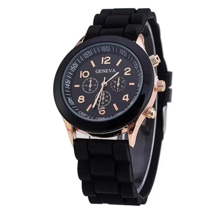 Geneva នាឡិកាដៃនារីខ្សែជ័រតូច