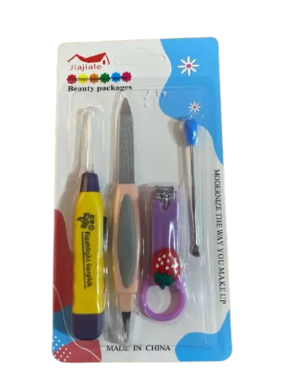 Jiajiale Set Ear Cleaner With Flashlight#M04 4pcs