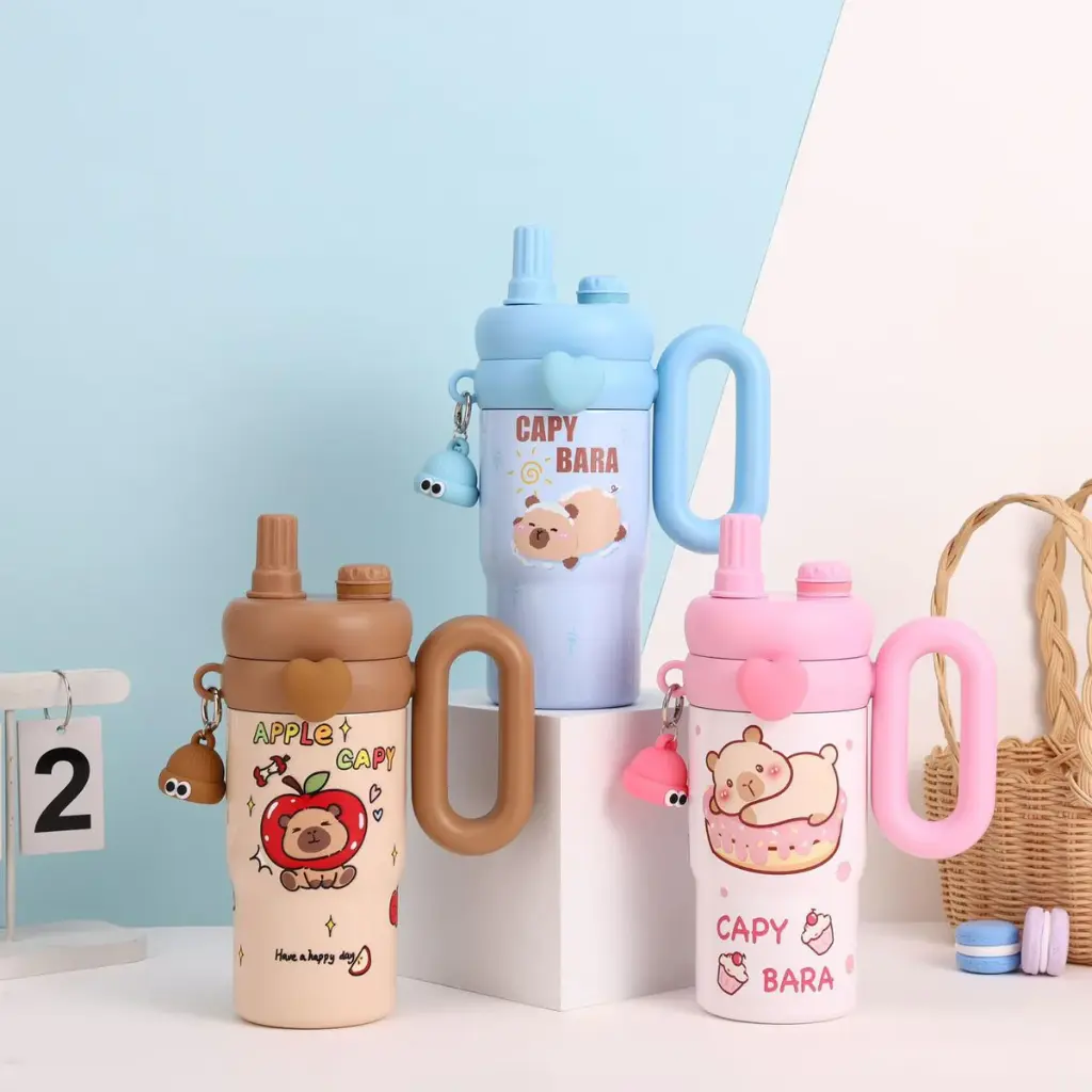 Pink Rabbit Vacuum Cup SUS316 850ml