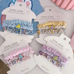 247-ZYM ឈុតកៅស៊ូក្រណាត់ជ្រួញ 3pcs