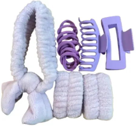 254-ឈុតដង្កៀប2និងបូសក់ជាមួយបូដៃក្រណាត់+កៅស៊ូ10pcs