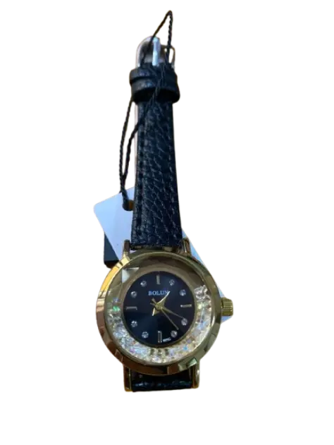 Bolun នាឡិកាដៃខ្សែស្បែកក្បាលមូល #621C