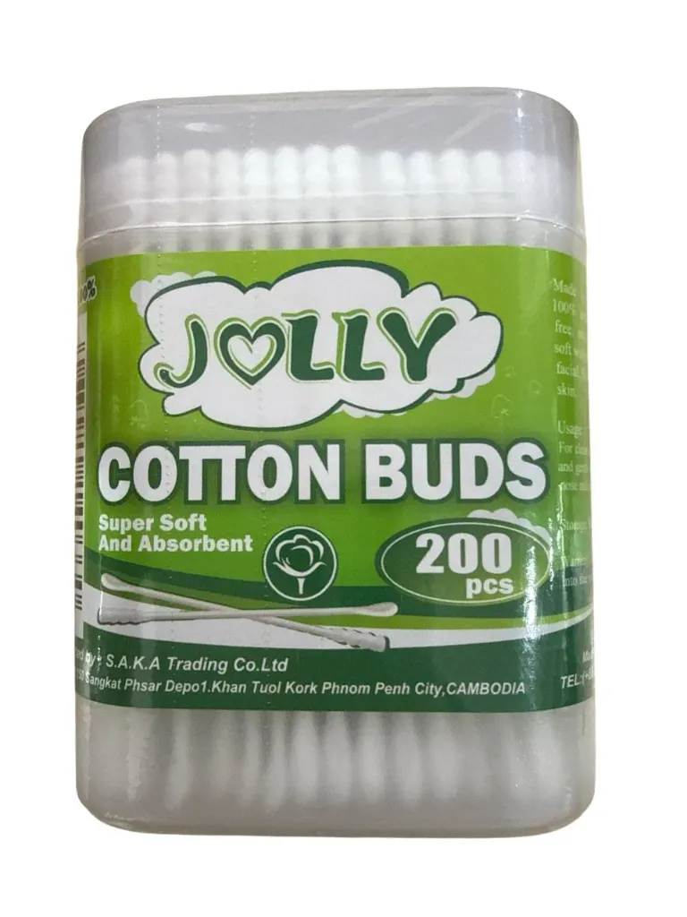 JOLLY សំឡីត្បាល់ត្រចៀក-0330 200pcs 