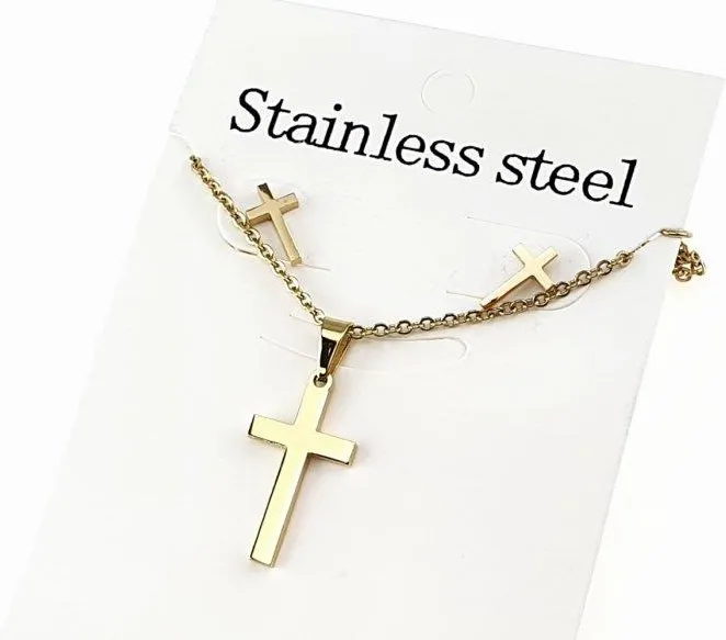 Stainless Steel ឈុតក្រវិល+ខ្សែកចម្រុះ