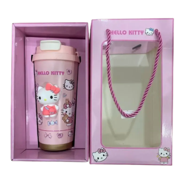 Hello Kitty ដងទឹកបែបប្រអប់កាដូ #BW-114