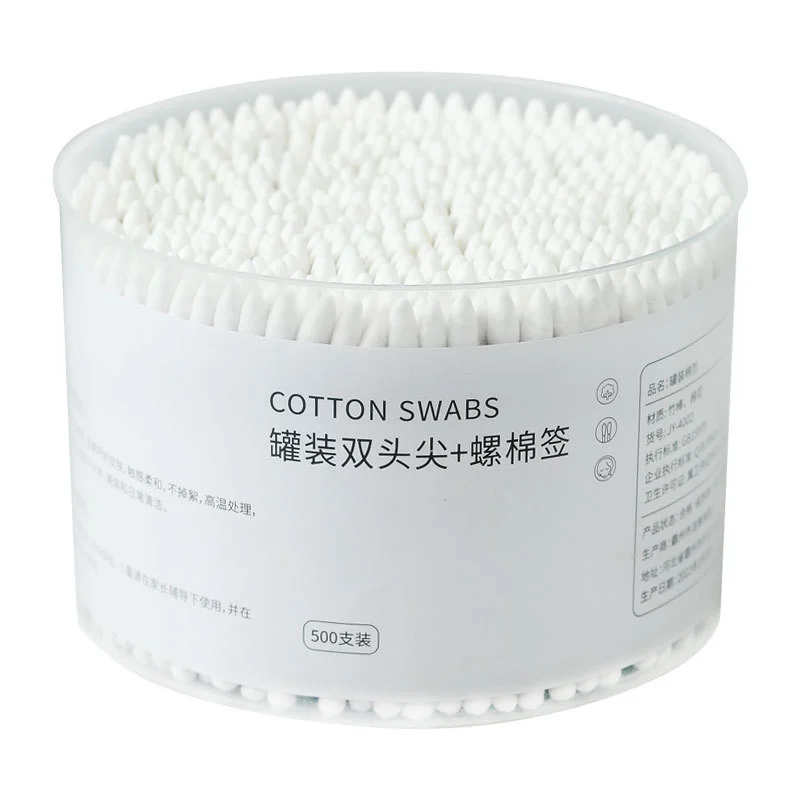 Cotton Swabs សំឡីត្បាល់ត្រចៀកកំប៉ុងធំ