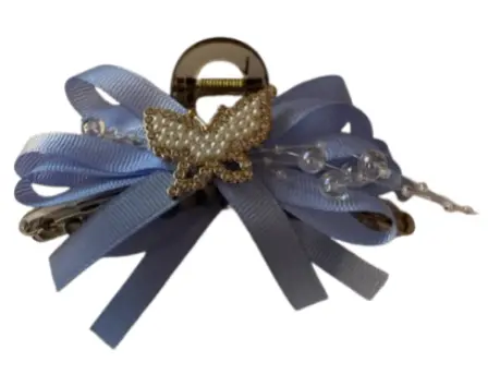 283-ដង្កៀបសក់មេអំបៅដែក+ក្រណាត់បូ