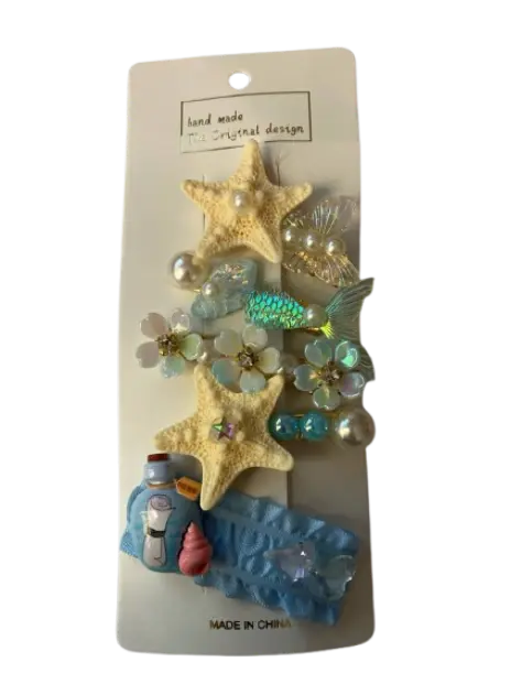 284-Hand Made Original ឈុតដង្កៀបសត្វសមុទ្រ 5pcs