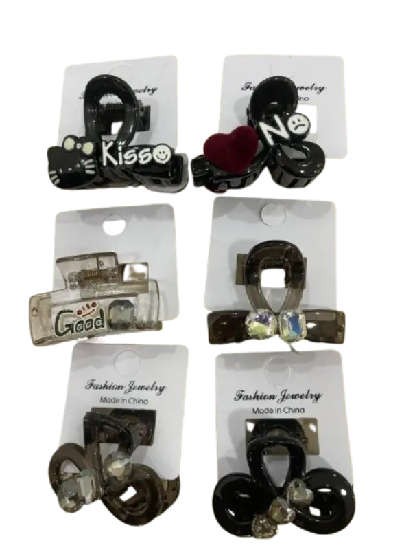 303-Fashion Jewelry ដង្កៀបចាប់សក់ខ្នាតតូចចម្រុះ