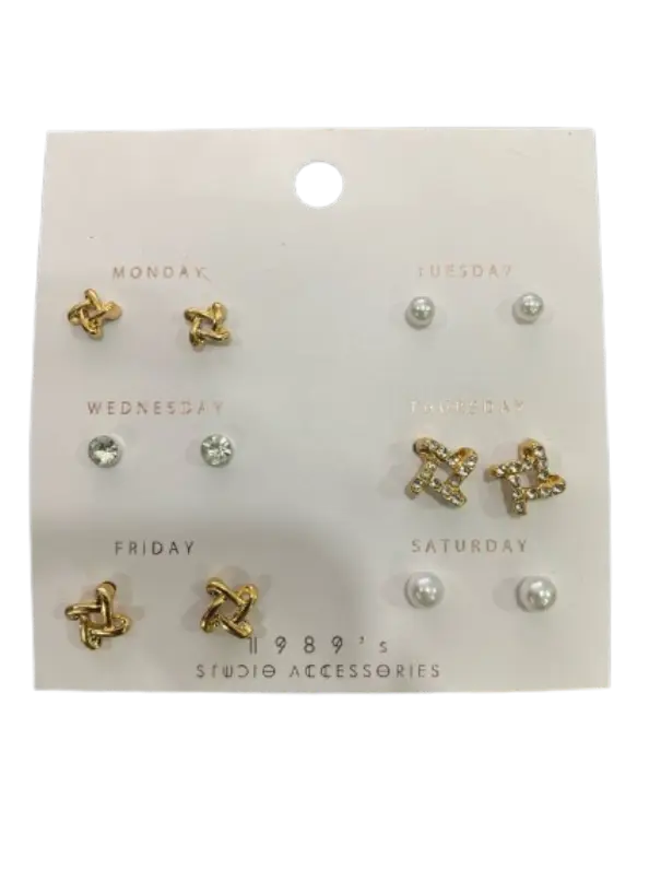 Srudie Accessories 1989's ឈុតក្រវិលពេញមួយសប្តាហ៍ចម្រុះម៉ូត