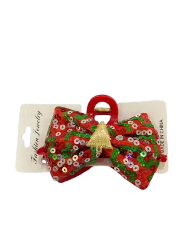 322-ដង្កៀបសក់ក្រហមម៉ូតChristmas 