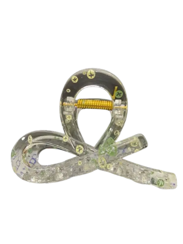 323-ដង្កៀបសក់ថ្លាម៉ូតលេខសញ្ញា&