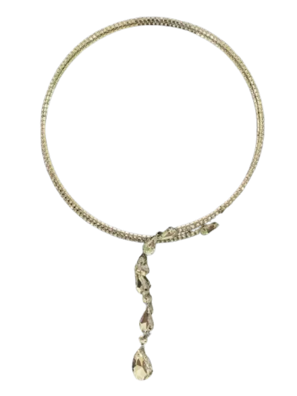 ខ្សែកត្បូងតូចៗម៉ូតរឺង2ខ្សែជាប់គ្នា