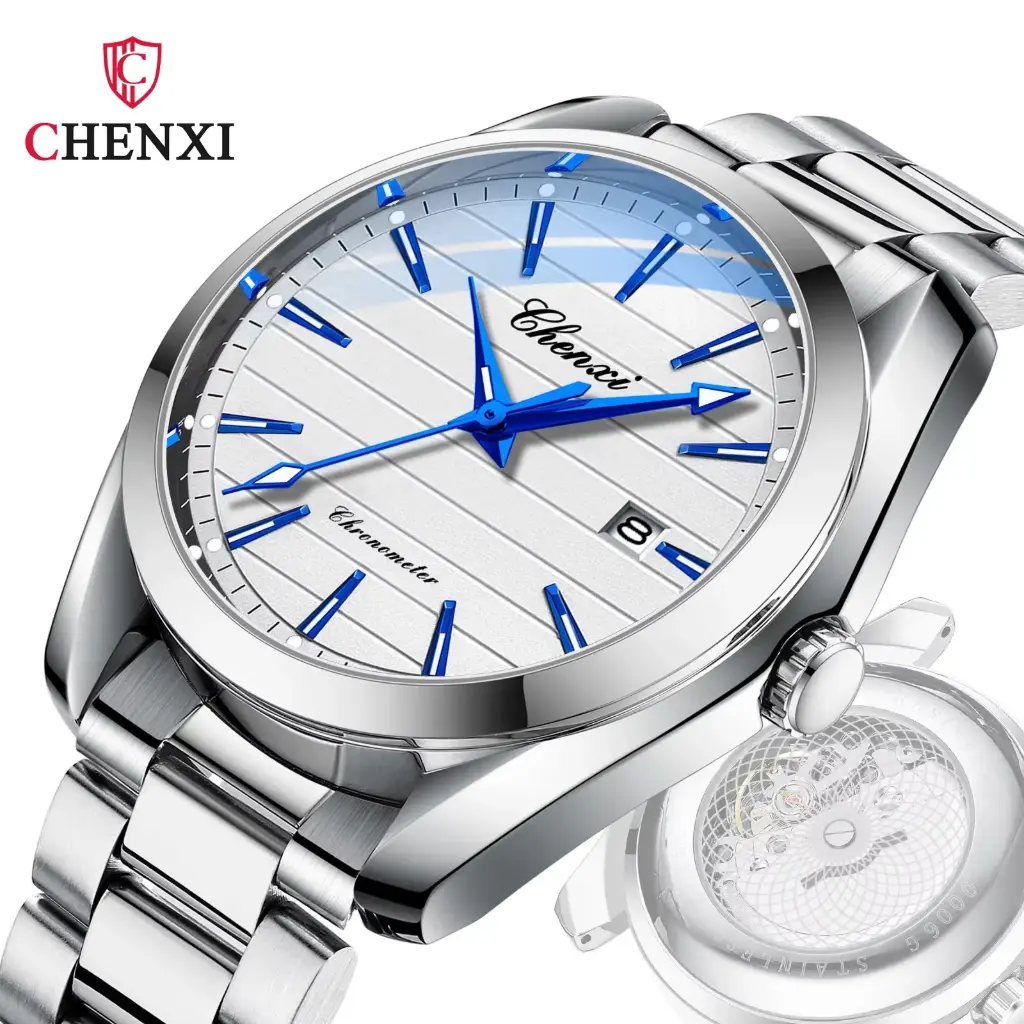 Chenxi Chronometer នាឡិកាដៃបុរសម៉ូតលាត #CX-0006