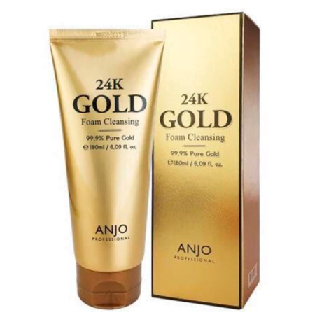 Anjo 24K Gold Foam Cleansing 99.9% Pure Gold 180ml