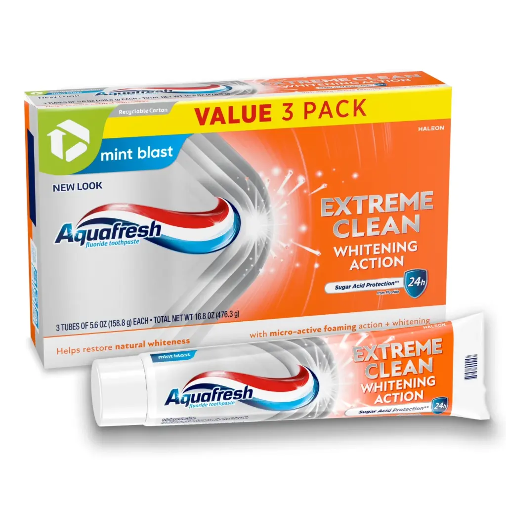 Aquafresh ថ្នាដុសធ្មេញ ExtremClean158.8g