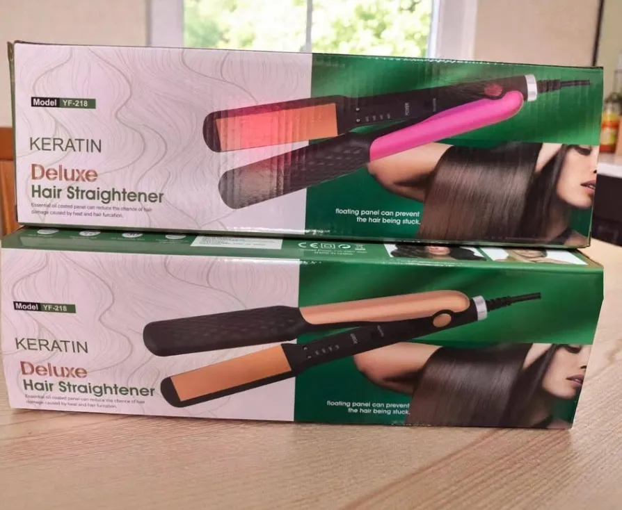 Keratin Deluxe hair straightener#YF-218