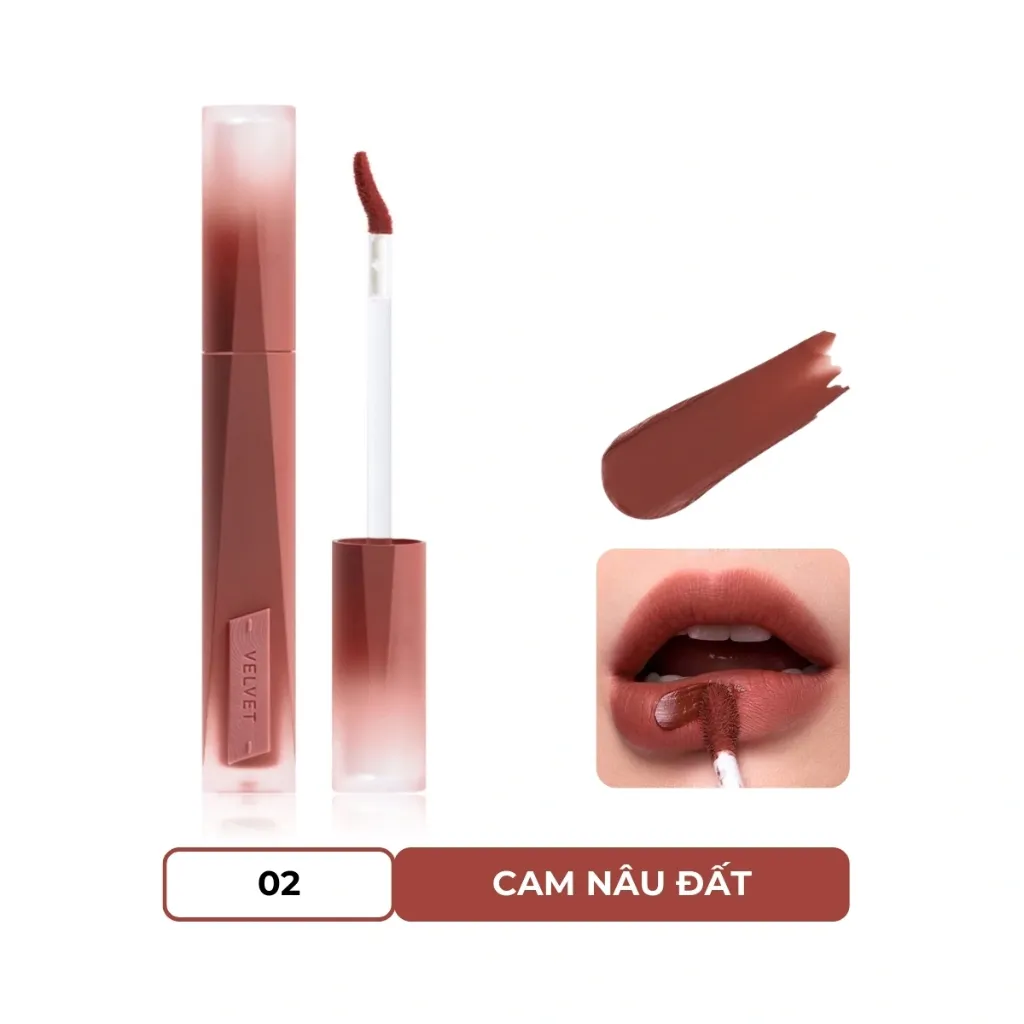 3CE Velvet Lip Tint Plush #2 Taupe 4g