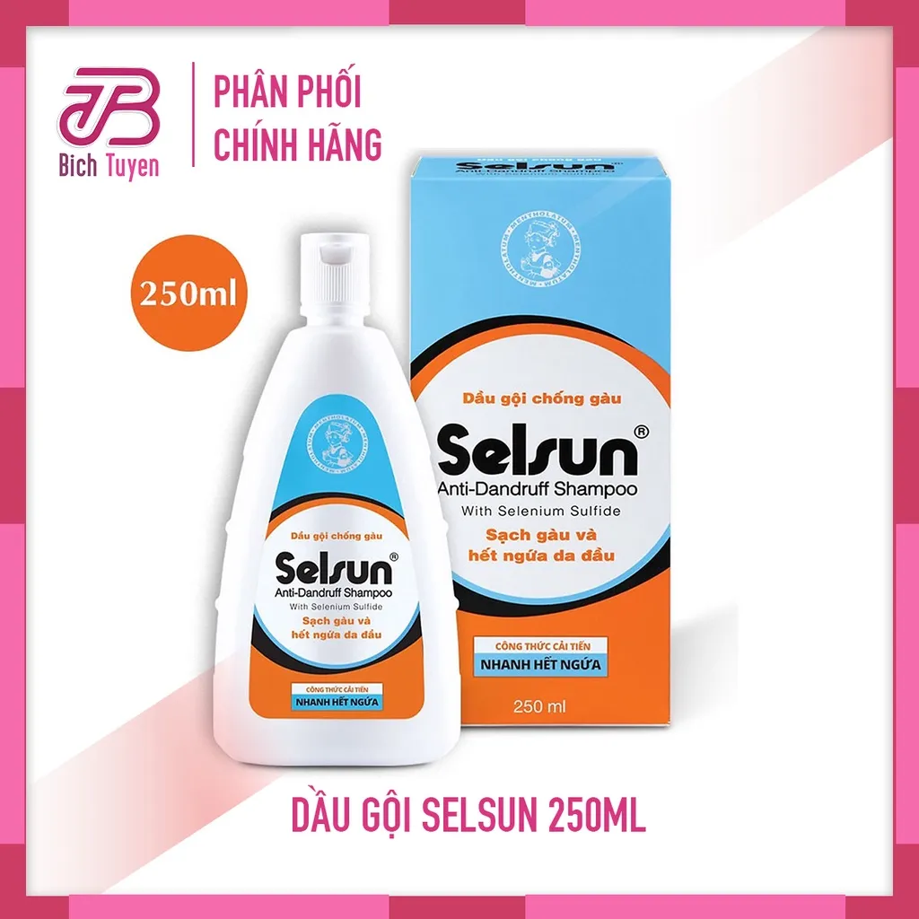 SELSUN សាប៊ូកក់សក់បំបាត់អង្គែ 250ml