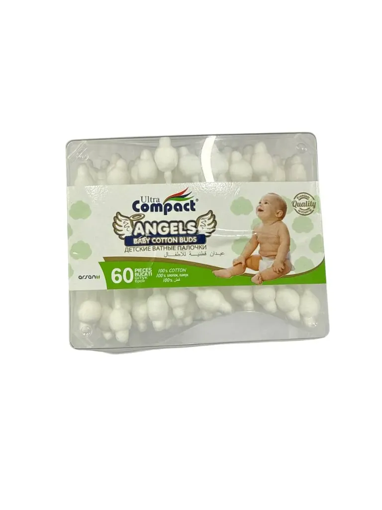 [SS-416008] Compact Angels Baby Cotton buds 60pcs