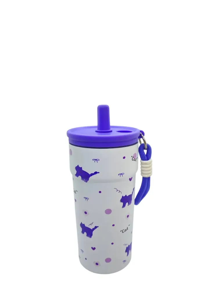 Straw Coffee Cup #500ml Korean-style