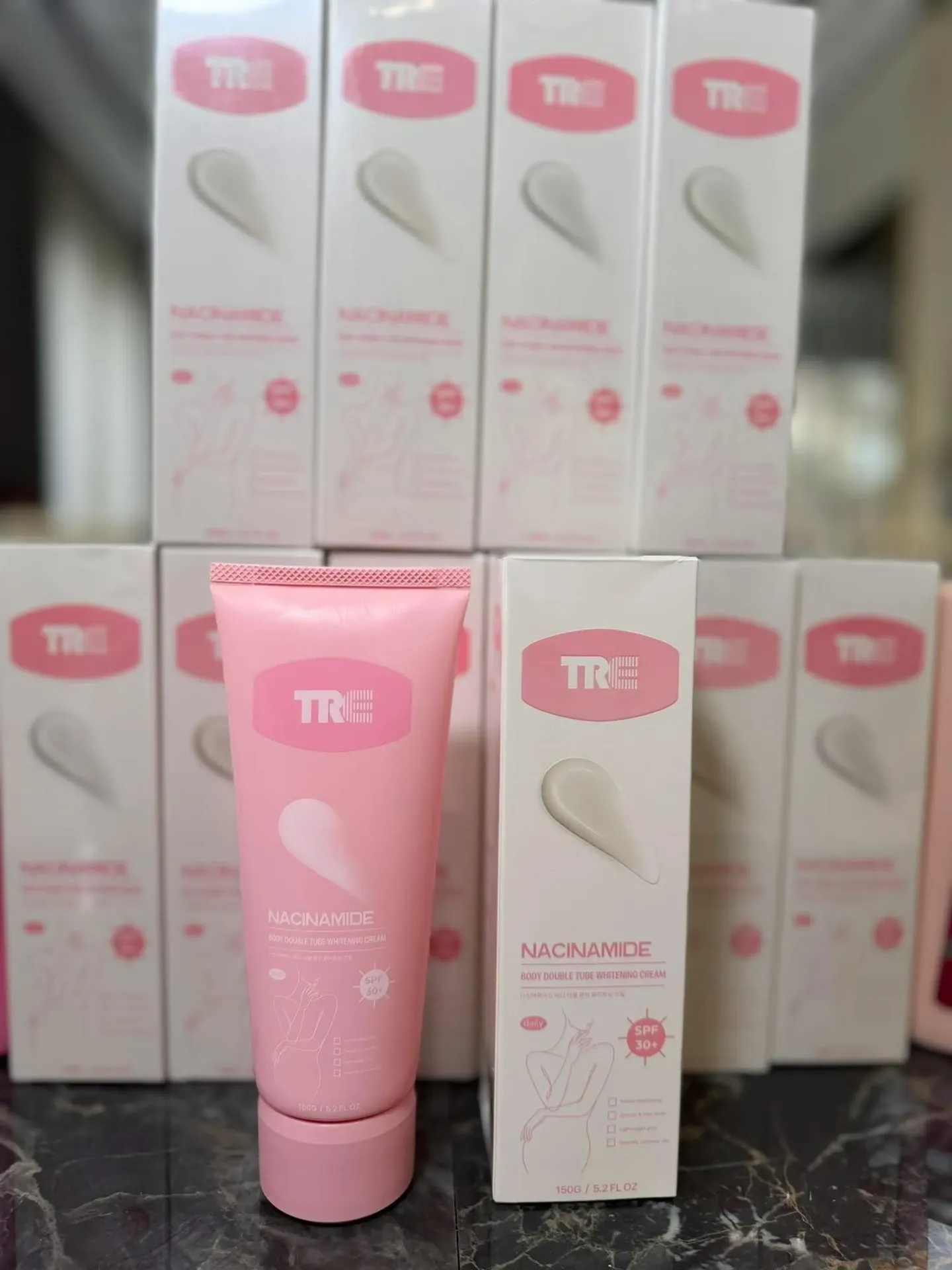 TRE Nacinamide Whitening Cream ឡេលាបខ្លូន​ 150g