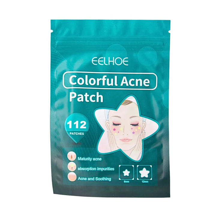 Eelhoe Acne Patch ផ្កាយបិតមុន 1កញ្ចប់112 ផ្កាយ