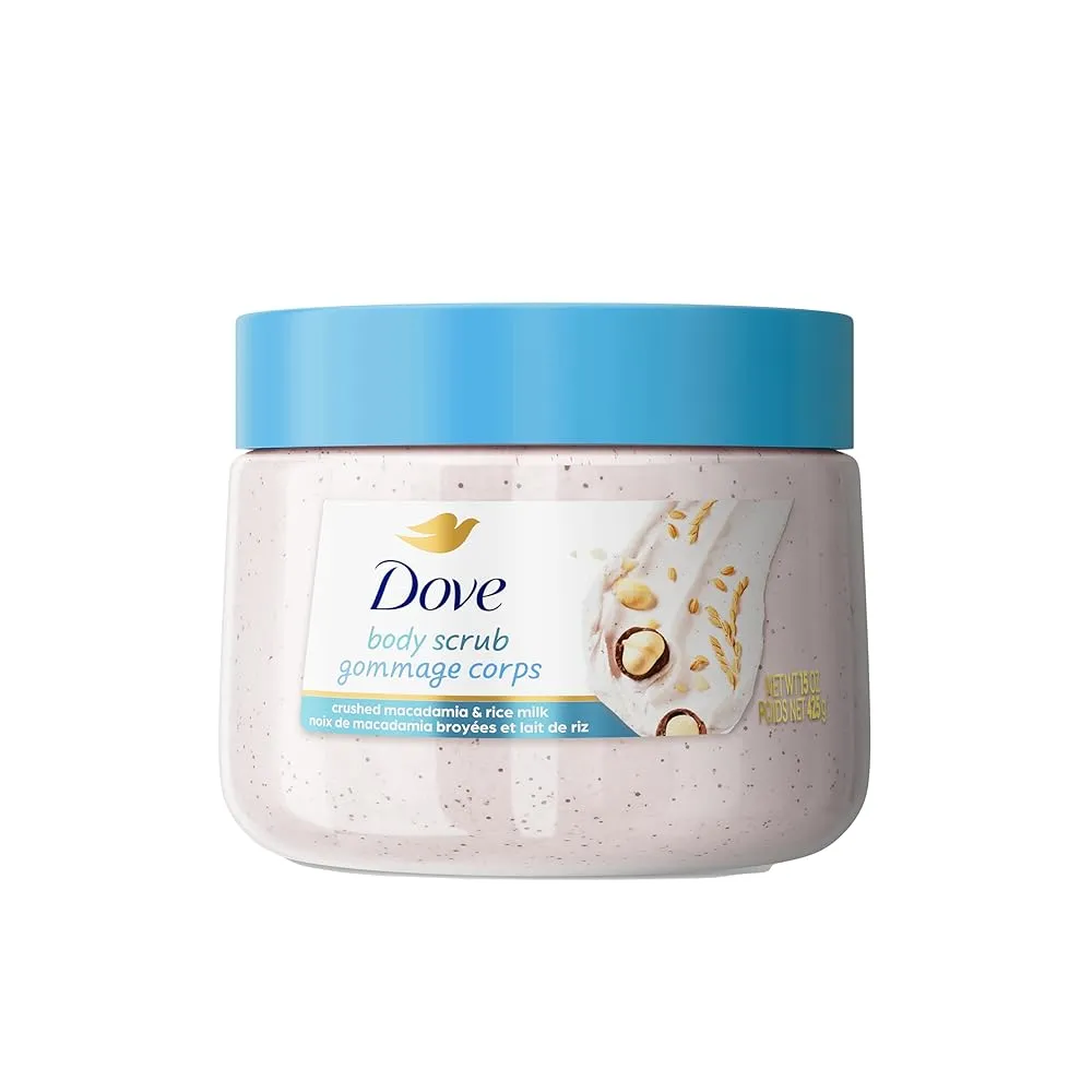 Dove Body Scrub Macadamia Rice Milk Body 425g