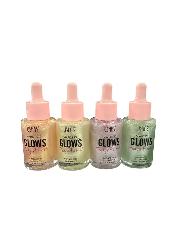 USHAS Glows Body&Face Oil សេរ៉ូម-3103 28g 