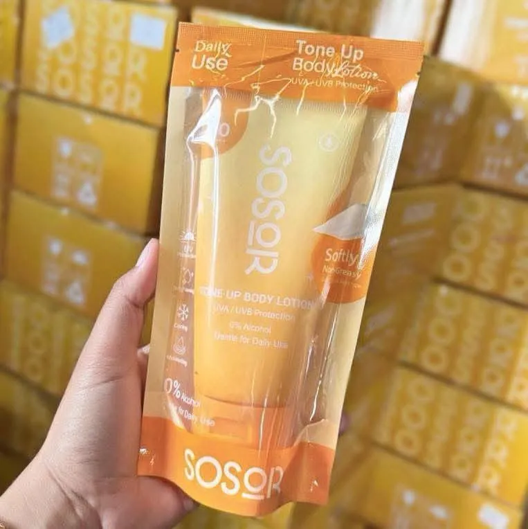 SoSor Tone Up Body lotion ឡេលាបខ្លួន 150ml