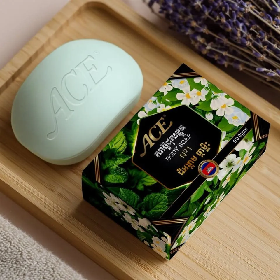 ACE សាប៊ូដុសខ្លួន ជីអង្កាម ផ្កាម្លិះ 120g-3531