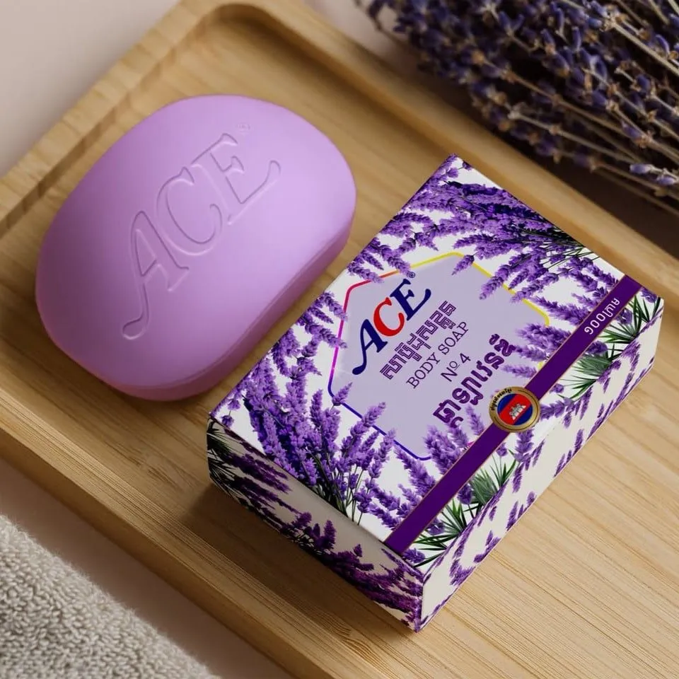 ACE សាប៊ូដុសខ្លួន ផ្កាឡាវេនឌឺ 120g-1573