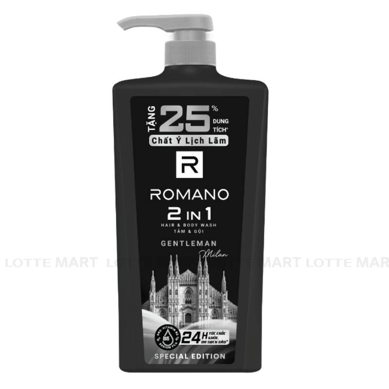 Romano 2in1 Hair&Body Wash សាប៊ូដុសខ្លួន #1477 900g