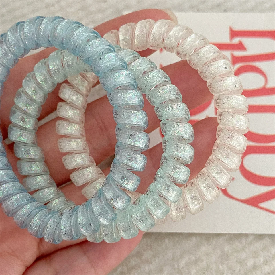 171-Bohao Jewelry កៅស៊ូចងសក់រឺស័រ 3pcs