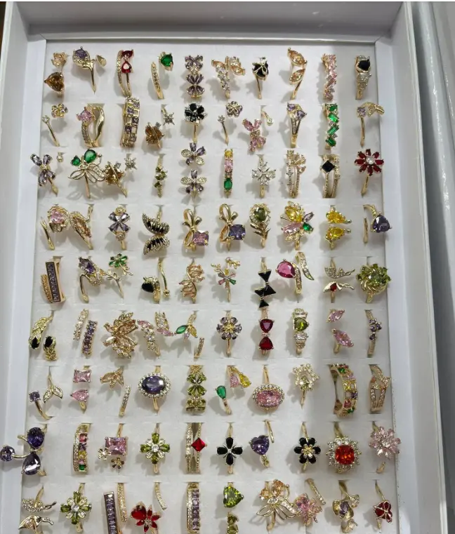 [404029] ចិញ្ចៀនក្បាច់ចម្រុះម៉ូត