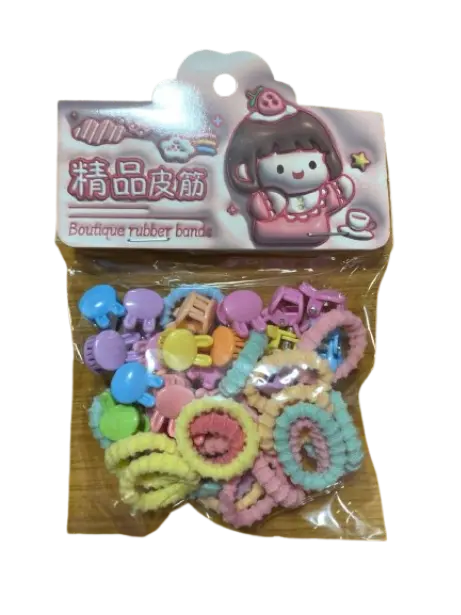 Boutique Rubber Bands ដង្កៀបនិងកៅស៊ូ #0012