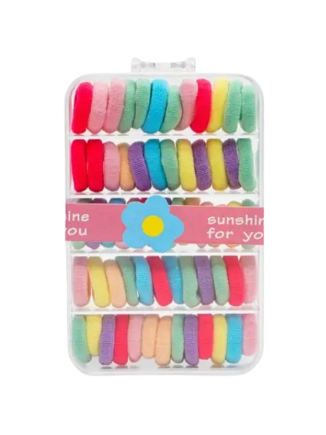 ប្រអប់កៅស៊ូចងសក់5ជួរចម្រុះពណ៌