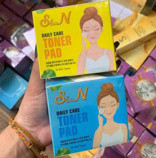S&N Toner Pad ជូតមុខលឿង+ខៀវ