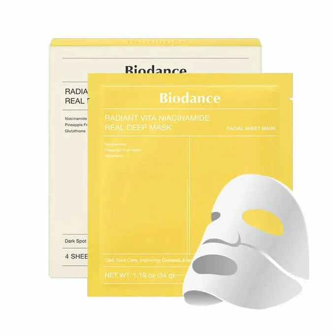 Biodance Radiant Vita Niacinamide Mask 34g*4