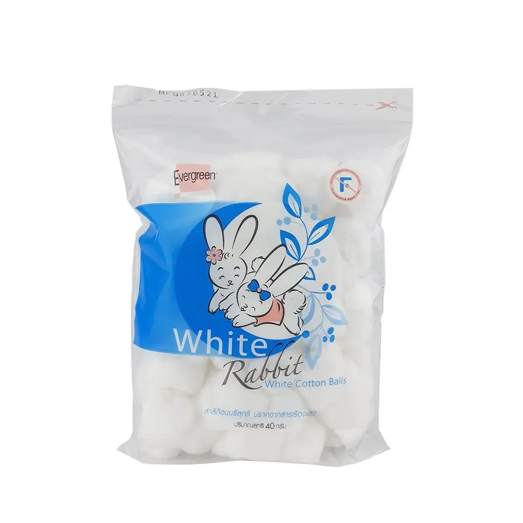 Evergreen-កប្បាសពណ៌ស 40g