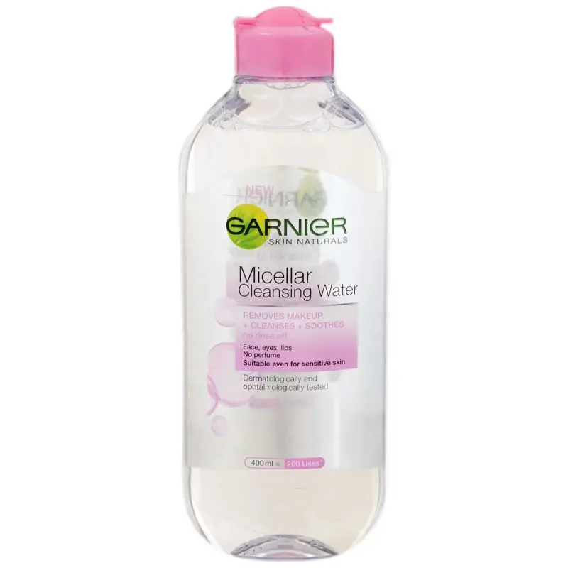 GARNIER ទឹកសម្អាតមុខពណ៌ផ្កាឈូក 400ml