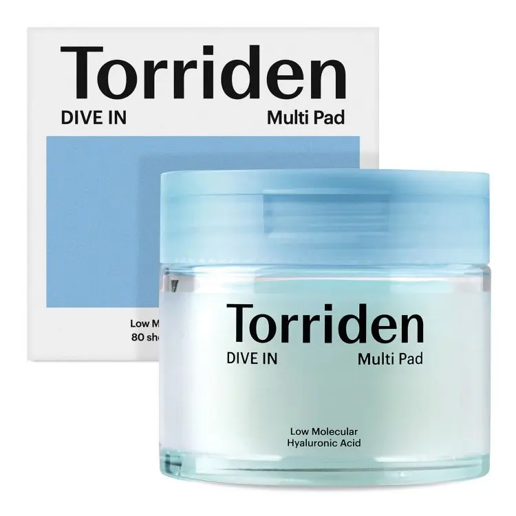 Torriden សំឡីជូតមុខខៀវ Dive In 80*160ml