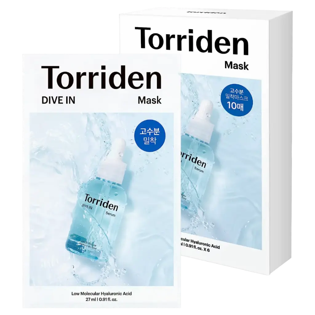 Torriden Dive In Low Molecular Hya Acid Mask Blue 27ml*10